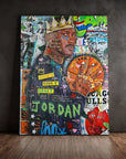 Michael Jordan King Pop Art