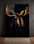 Moose Black Portrait