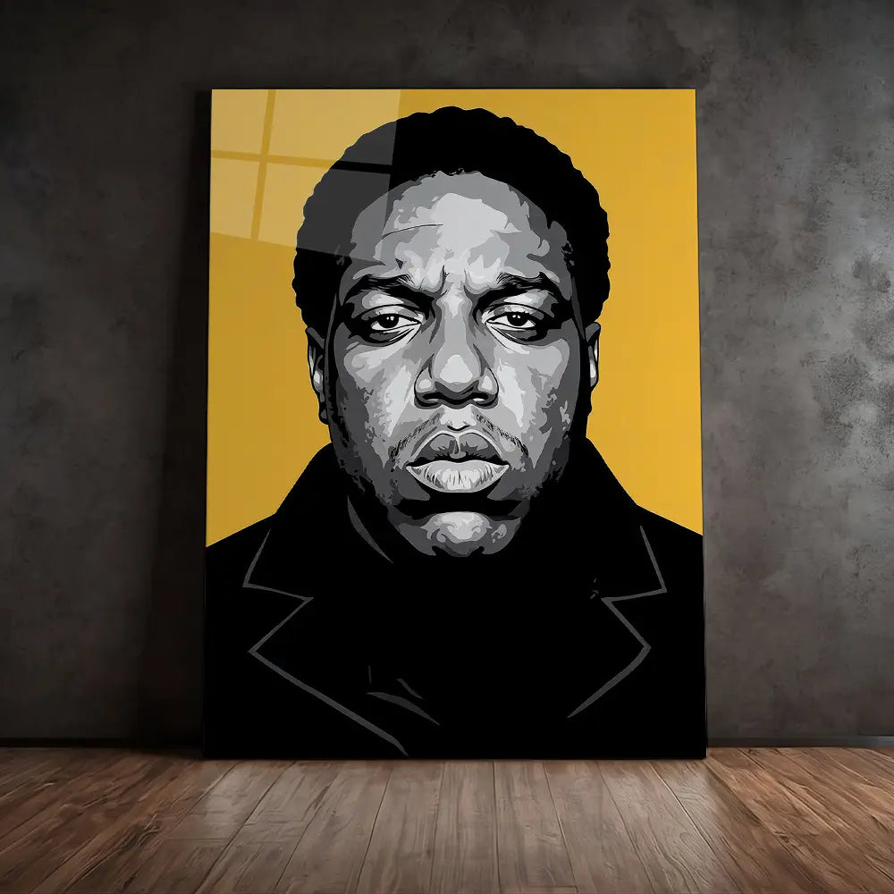 レア特大一点物notorious bigペイントアート Notorious BIG Portrait – Zenz Art
