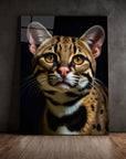 Ocelot Black Portrait
