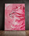 Pink Cat Painting