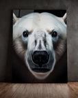 Polar Bear Black Portrait