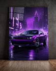 Purple Dodge Challenger