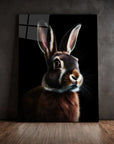 Rabbit Black Portrait