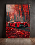 Red LaFerrari Autumn