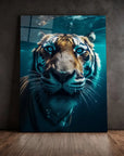 Tiger Underwater Portrait