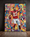Travis Kelce Pop Art