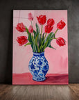 Tulips In Vase