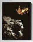 Lion Burning Butterfly