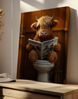 Highland Cow Toilet