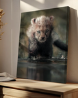Cheetah Cub Water