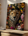 Cheetah Floral Field