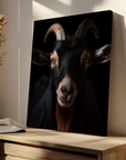 Goat Black Portrait