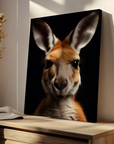 Kangaroo Black Portrait