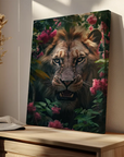 Lion Angry Flowers