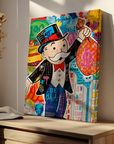 Money Bag Monopoly Art