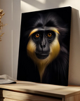 Monkey Black Portrait