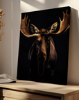 Moose Black Portrait