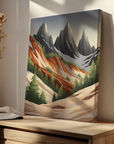 Mountain Forest Illustration
