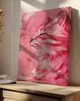 Pink Cat Painting