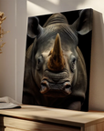 Rhino Black Portrait