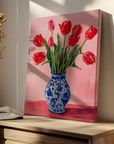 Tulips In Vase