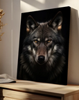 Wolf Black Portrait