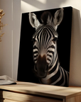 Zebra Black Portrait
