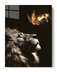 Lion Burning Butterfly