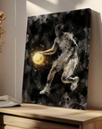 Glowing Watercolor Basketballer