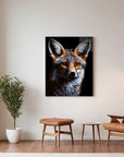 Cross Fox Black Portrait