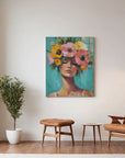 Flower Head Painting