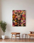 Giraffe Flowers Dream