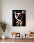 Lemur Black Portrait
