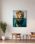 Lion Swimming