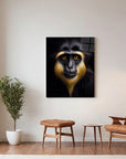 Monkey Black Portrait