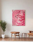 Pink Cat Painting