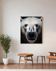 Polar Bear Black Portrait