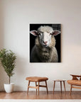 Sheep Black Portrait