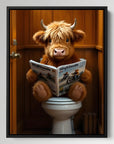 Highland Cow Toilet
