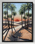 Desert Palm Sunset