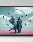 Elephant Circle Frame