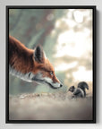 Fox Meets Squirrel