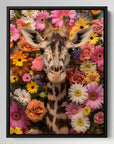 Giraffe Flowers Dream