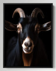 Goat Black Portrait