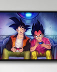 Goku Vegeta Gaming Together