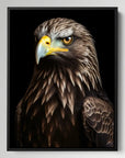 Golden Eagle Black Portrait