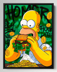 Homer Simpson Money Burger