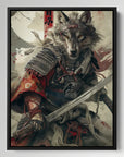 Japanese Wolf Samurai