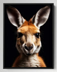 Kangaroo Black Portrait